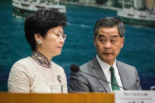 香港第一位女特首林郑月娥