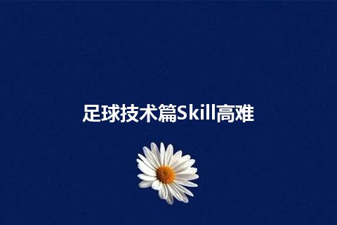 足球技术篇Skill高难