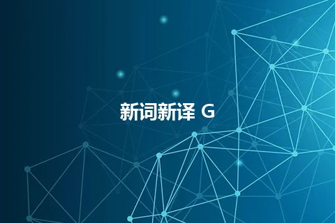 新词新译 G