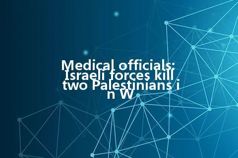 Medical officials: Israeli forces kill two Palestinians in W