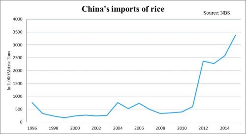 中国将首次允许进口美国大米