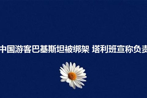 中国游客巴基斯坦被绑架 塔利班宣称负责