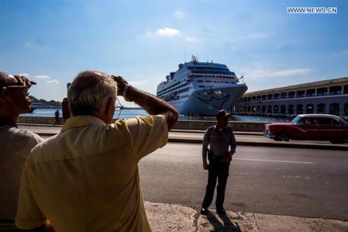 Cuba welcomes first U.S. cruise ship in five decades