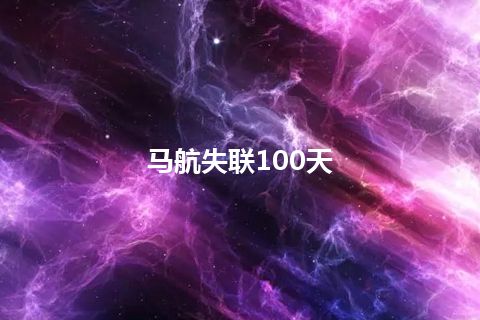 马航失联100天