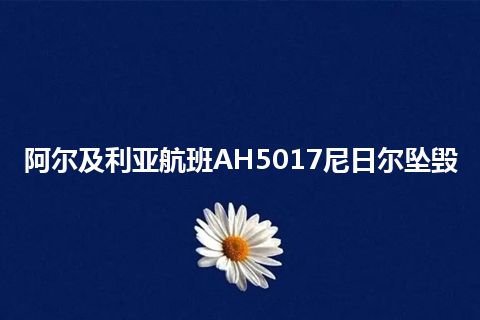 阿尔及利亚航班AH5017尼日尔坠毁