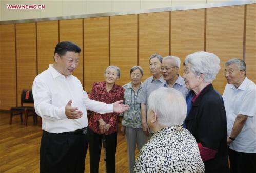 CCTV9英语新闻：习近平教师节回母校