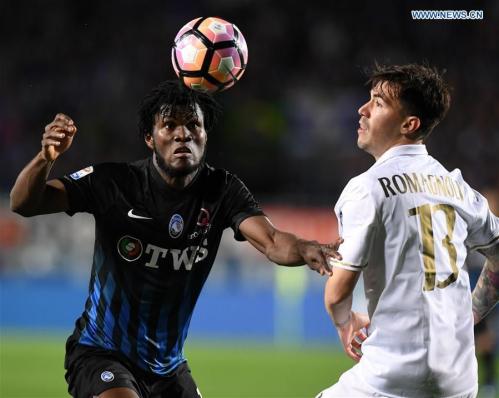 Atalanta ties with AC Milan 1-1 at Italian Serie A