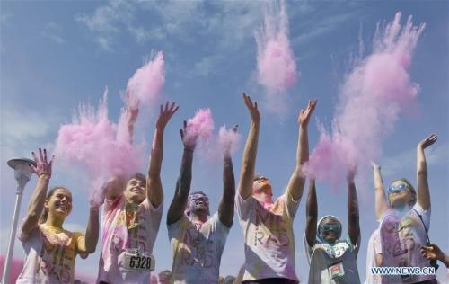 2017 Color Me Rad 5K Run event held in Toronto, Canada