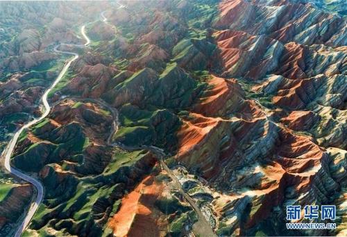 Danxia landform: a painting of the land