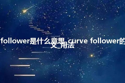 curve follower是什么意思_curve follower的中文释义_用法