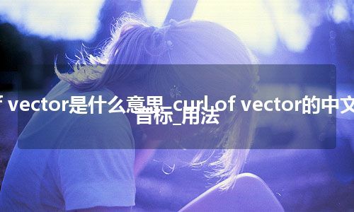 curl of vector是什么意思_curl of vector的中文翻译及音标_用法