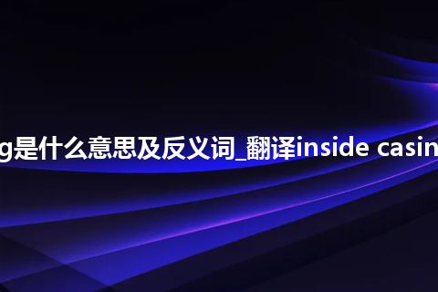 inside casing是什么意思及反义词_翻译inside casing的意思_用法