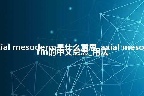 axial mesoderm是什么意思_axial mesoderm的中文意思_用法