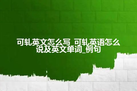 可轧英文怎么写_可轧英语怎么说及英文单词_例句