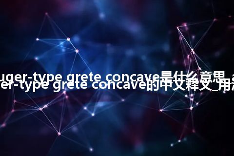 auger-type grete concave是什么意思_auger-type grete concave的中文释义_用法