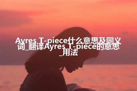 Ayres T-piece什么意思及同义词_翻译Ayres T-piece的意思_用法