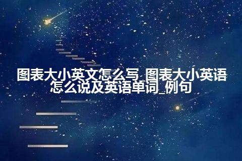 图表大小英文怎么写_图表大小英语怎么说及英语单词_例句