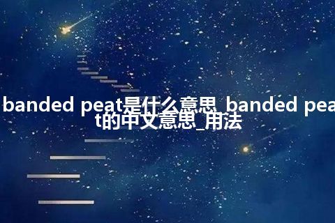 banded peat是什么意思_banded peat的中文意思_用法