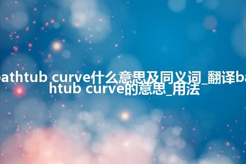 bathtub curve什么意思及同义词_翻译bathtub curve的意思_用法