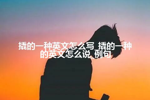 撬的一种英文怎么写_撬的一种的英文怎么说_例句