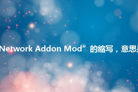 “NAM”是“Network Addon Mod”的缩写，意思是“网络附加模块”