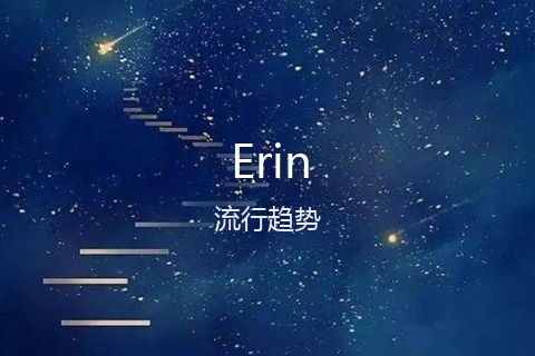 英文名Erin的流行趋势