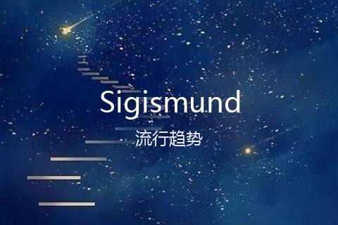 英文名Sigismund的流行趋势